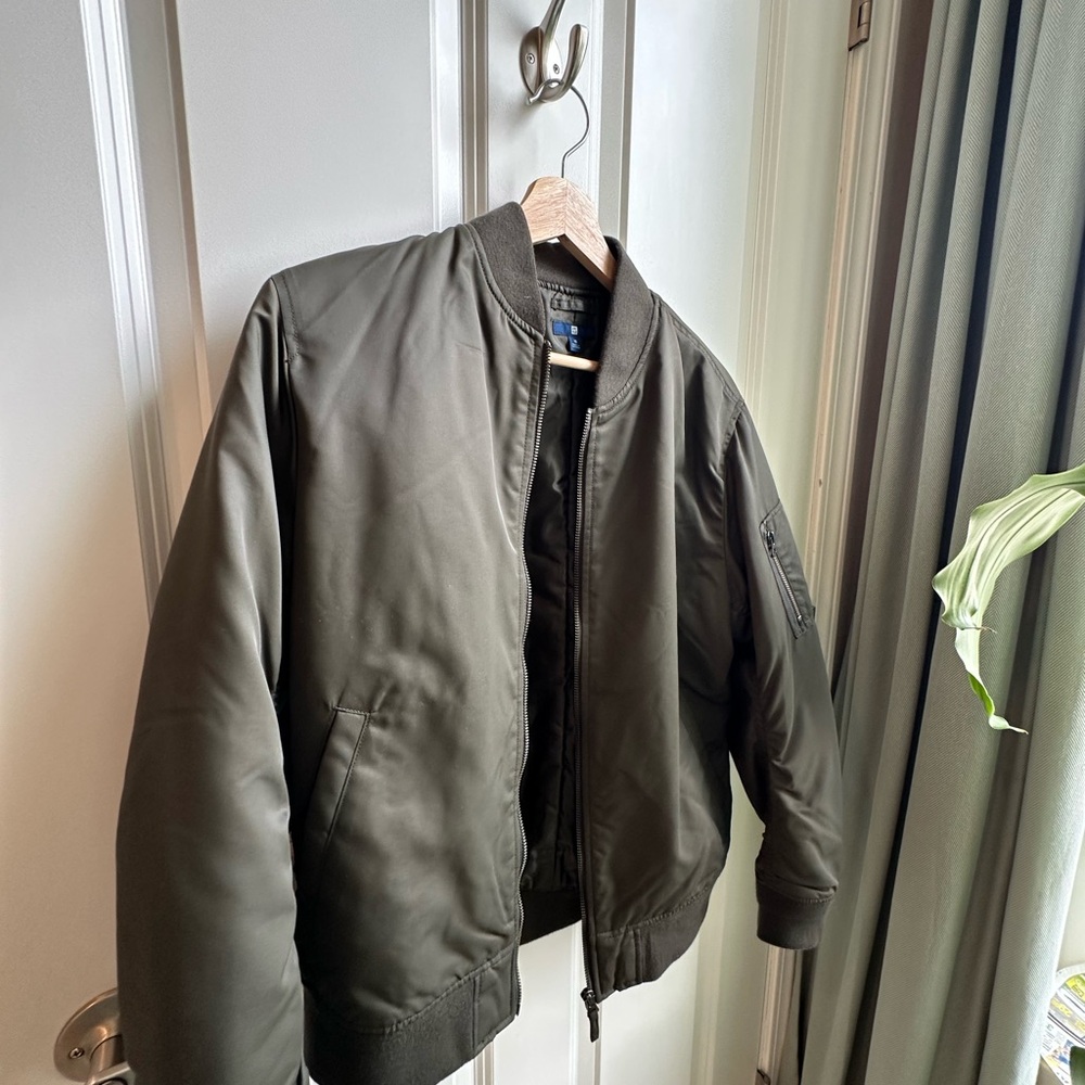 Boys’ Green Bomber Jacket